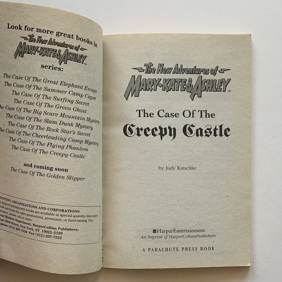 The New Adventures of Mary-Kate & Ashley Books: Creepy Castle & Mountain Mystery - Picture 8 of 12